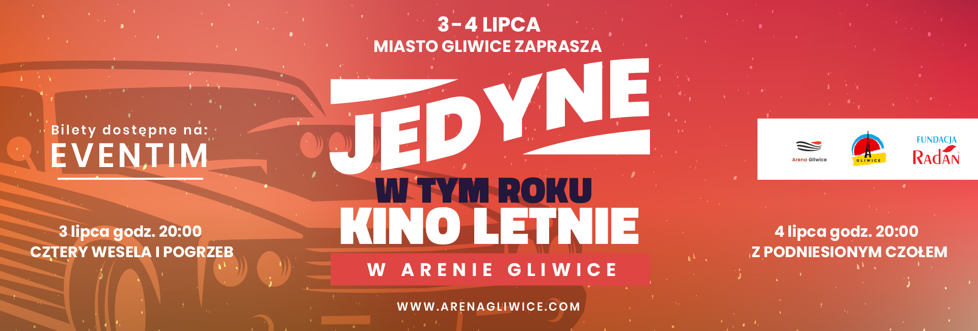Kino Letnie w Arenie Gliwice