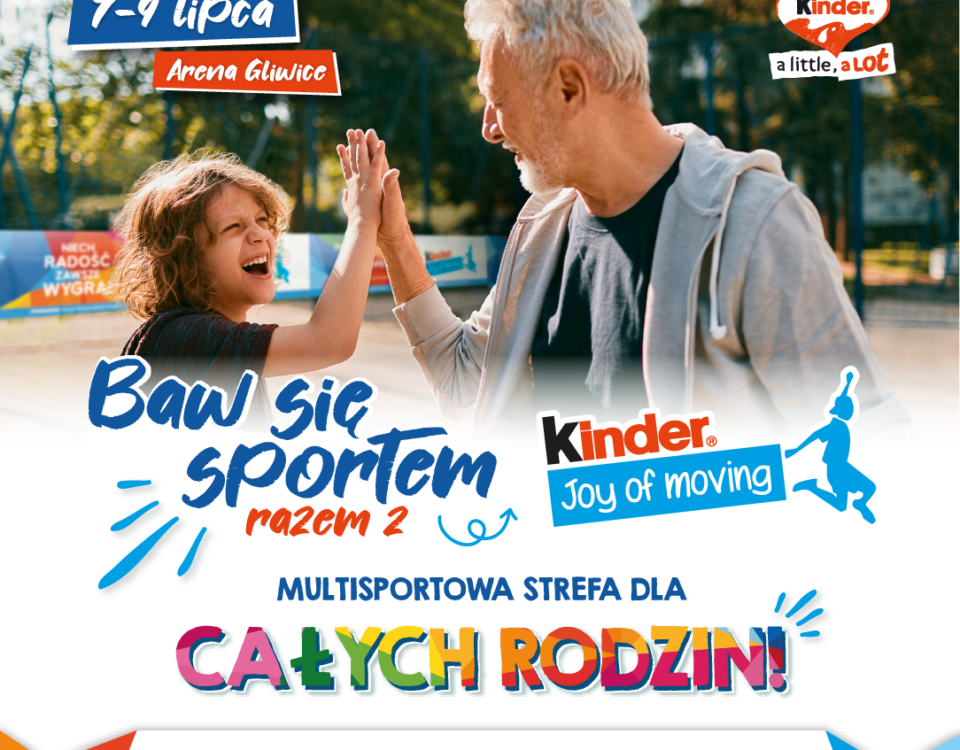 Multisportowa strefa KINDER Joy of moving