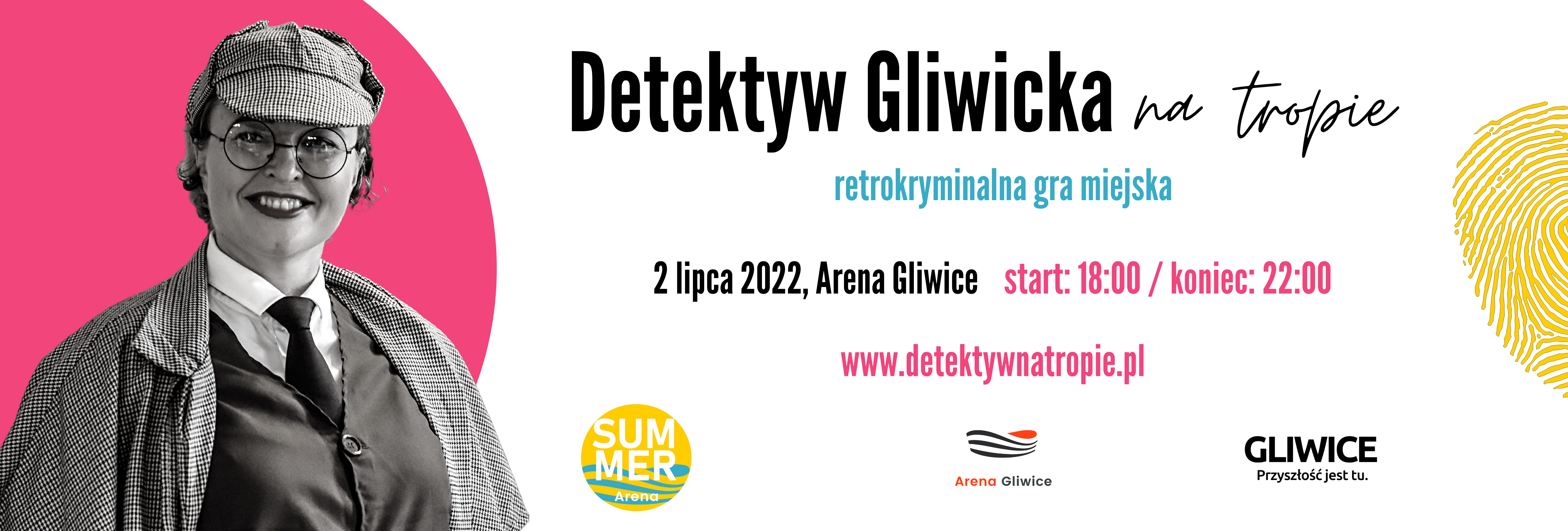 Detektyw Gliwicka na tropie - retrokryminalna gra miejska • Summer Arena